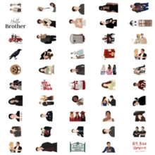 50pcs Vampire Diar Y Stickers - Enigmatic Small-Town Character Vibe Decals For Car, Luggage & Water Bottle, Fandom Must-Have - Multicolor - View 4