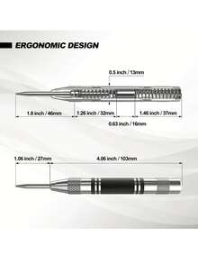 5-Inch Heavy Duty Steel Spring Adjustable Tension Glass Window Breaker Tool With Automatic Center Punch - A - View 3