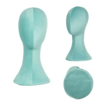 CHUAN SHANG Wig Head Stand Mannequin Head Hat Display Stand Velvet Wig Holder For Mask, Headdress, Necklace - View 8