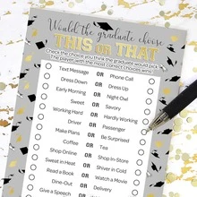 2026 Graduation Party Game - This Or That, Suitable For Teenagers And Adults - A - View 4