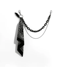 1件嘻哈裤链配饰，荧光树脂裤链，腰果花方巾腰链，适合夏季、秋季、万圣节等场合。 - 彩色 - 查看 8