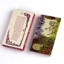 秘密花园神谕卡，40 张卡片，自然直觉占卜卡，用于精神指导和励志信息。 - 彩色 - 查看 4