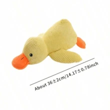 1个毛绒发声鸭狗玩具，耐啃咬磨牙玩具，适合小型/中型犬，宠物用品 - 彩色 - 查看 11