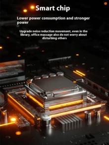 电动振动斜方肌按摩披肩，揉捏颈肩按摩器 - 送给父母、男士和女士的礼物 - 充電式 - 查看 12