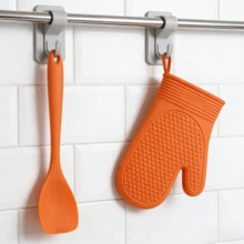 [2/4 Packs]Silicone Spatula Spoon Set, Heat Resistant Rubber Spoonula, Seamless Non-Stick Flexible Scrapers For Baking/Cooking Mixing Tool, Dishwasher Kitchen Utensils, (Red/Pink/Orange/Blue) - Red - View 6