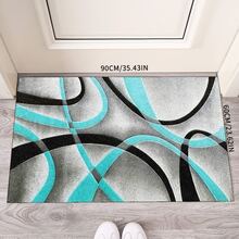1pc Modern Abstract Area Rug - Geometric Pattern Design, Suitable For Living Room, Bedroom Or Cafe, Living Room Carpet - Multicolor - View 41