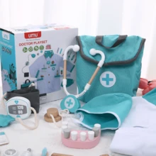 Kids Doctor & Nurse Roleplay Set, Realistic Medical Stethoscope & Injection Toys - Multicolor - View 10