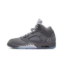 Nike Giày bóng rổ cổ cao Jordan Air Jordan 5 Retro "Wolf Grey" cổ điển, thoải mái, dành cho nam, màu xám. - Xám - Xem 15