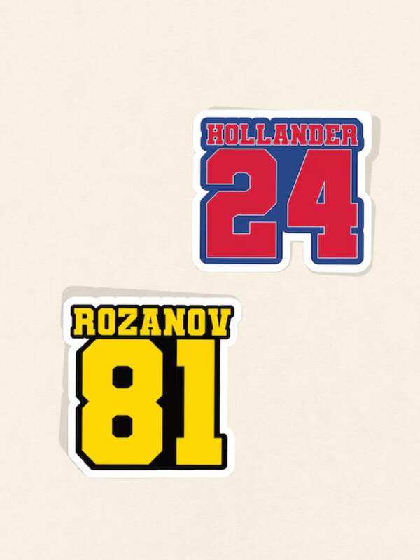Heated Rivalry Inspired Sticker Bundle, Shane And Ilya Couple, Team Hollanov, LGBT Couple Hockey, Hollaner Rosanov Sticker
