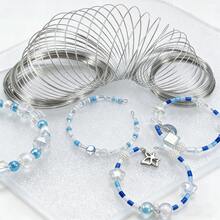 A Roll Of 0.6*60mm Solid Memory Steel Wire, Which Can Be Used As A Core Material For DIYing Various Accessories. - Multicolor - View 9