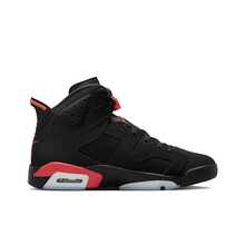 Nike Jordan Air Jordan 6 "Reverse " - Simple, Versatile, Mid-Top Retro Basketball Shoes For Men - Black and Red - View 2