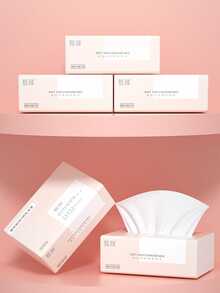 1pc/5pcs/10pcs Family Pack Facial Tissue Paper Towels, Economical Household Toilet Paper, White Disposable Napkins, Portable Tissue Paper - Tissue - View 3