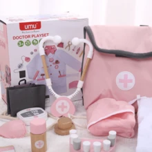 Kids Doctor & Nurse Roleplay Set, Realistic Medical Stethoscope & Injection Toys - Multicolor - View 5