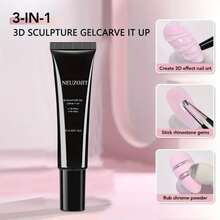 NEUZOJIT 3D Gel - Nail Art Modeling Gel, Suitable For Nail Design Autumn And Winter DIY Nail Art For Painting, Molding, Sculpting And Halloween Decoration - Gel làm móng - Xem 3