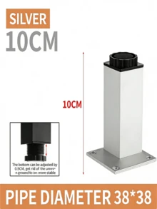 4pcs Aluminum Alloy TV Cabinet Feet, Sofa Coffee Table Support Legs, Bathroom Cabinet Feet, Shoe Cabinet Furniture Legs, Table Legs, Bed Feet Riser Pads - Multicolor - View 13