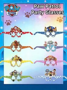 2 pezzi/5 pezzi Occhiali decorativi per festa di Paw Patrol, accessori per photobooth, decorazioni carine a tema Paw Patrol, adatti per feste di compleanno a tema, gadget per feste, rientro a scuola, studenti, regali per scuola/competizioni, feste di compleanno, bicchieri personalizzati, decorazione per la casa, all'aperto, amici - A - Visualizzare 10