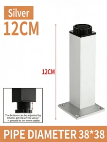 4pcs Aluminum Alloy TV Cabinet Feet, Sofa Coffee Table Support Legs, Bathroom Cabinet Feet, Shoe Cabinet Furniture Legs, Table Legs, Bed Feet Riser Pads - Multicolor - View 17