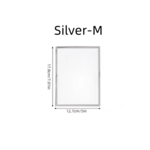 1/3 khung ảnh bằng thép không gỉ, khung hình chữ nhật dọc, dùng để trưng bày ảnh cá nhân, gia đình hoặc ảnh kỷ niệm, đồng thời cũng có thể tăng thêm hiệu quả trang trí, phù hợp cho nhiều dịp, làm quà tặng ngày lễ, trang trí nhà cửa để bàn. - Nhiều màu - Xem 14