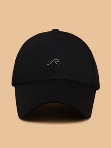 1pc Minimalist Wave Print Adjustable Baseball Cap - Multicolor - View 3