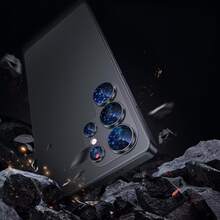 Galaxy S26/S26 Ultra/S26 Plus Rear Camera Metal Frame Tempered Glass Protective Case, Anti-Scratch, Bubble-Free, Full Coverage, High Definition - Black - View 4