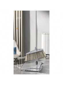 Broom And Dustpan Set, Thick Transparent High-End Household Broom Wholesale, Sweeping Brush And Dustpan Combination - Transparent Broom - View 4