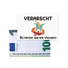 50pcs Funny German Parking Violation Tickets, Paper Material, Car, Truck, Motorcycle Prank Parking Reminder Index Cards - Writable Mischief Parking Tickets With Checkboxes - Multicolor - View 9