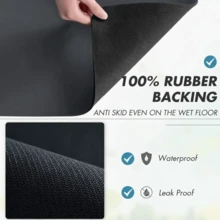 1片超强吸水地垫，适用于浴室防滑，速干柔软硅藻土材质，可用作浴室地垫、地毯、淋浴房、浴缸、户外门垫、家居装饰、秋季装饰、浴室装饰 - 彩色 - 查看 10