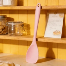 Silicone Spatula Spoon Set, Heat Resistant Rubber Spoonula, Seamless Non-Stick Flexible Scrapers For Baking/Cooking Mixing Tool, Dishwasher Kitchen Utensils, Choose 2 Or 4 Packs (Red/Pink/Orange/Blue) - Orange - View 9