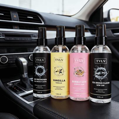 1 Bottle 100ml Alcohol-Free Long Lasting Sea Breeze, Bubble Gum, New Car, Vanilla Scented Fragrance Spray, Suitable For Home, Wardrobe, Shoe Cabinet, Bathroom, Portable Household Use