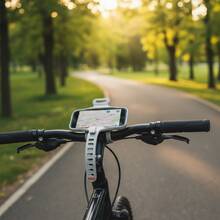 1个 GUB P6 硅胶手机支架，适用于自行车和电动自行车，耐用防滑材质，通用兼容性 - 彩色 - 查看 3