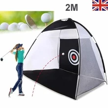 2M Large Golf Practice Net Driving Netting Hitting Nets Chipping Cage Training - Black - View 8