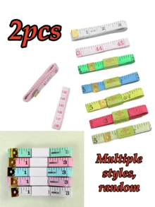 5 Rolls 150cm/60in Double-Sided Ruler Measuring Tape, Sewing Measuring Tape, Centimeter Ruler, Soft Colorful Random Delivery - Multicolor - View 16