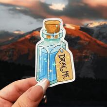 Poción Bébeme - Pegatina impermeable, Pegatina de psicología, Pegatina de drama de psicología, Pegatina de Sean y Gus no intenten meterse conmigo Sean, Pegatina dibujada a mano, Pegatina de arte de graffiti - Multicolor - Ver 16