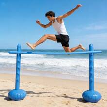 1 Set Inflatable High Jump Bar, Outdoor Sports Hurdle, Adjustable Height Inflatable High Jump Bar, Beach Party Fun Gathering Game Props - View 9