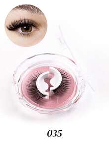 Self-Adhesive False Eyelashes, Convenient With Built-In Glue Strips, Suitable For Beginners - Multicolor - View 9