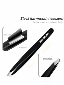 5pcs High Quality Stainless Steel Eyebrow Tweezers, Precision Facial Hair Removal Tweezers, Eyebrow Grooming Tools - View 3