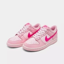 Nike Dunk Low GS 'Triple Pink' DH9765-600 - Soft Pink - View 2