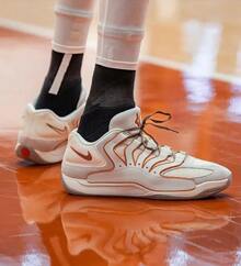 Nike KD 18 EP 舒適百搭 中幫 籃球鞋 男款 米白 - 米白色 - 查看 9