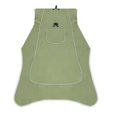 1pc Dog Raincoat - Waterproof & Windproof Dog Jacket, Adjustable Dog Coat For Rainy Days In Winter With Reflective Strips - Army Green - View 5