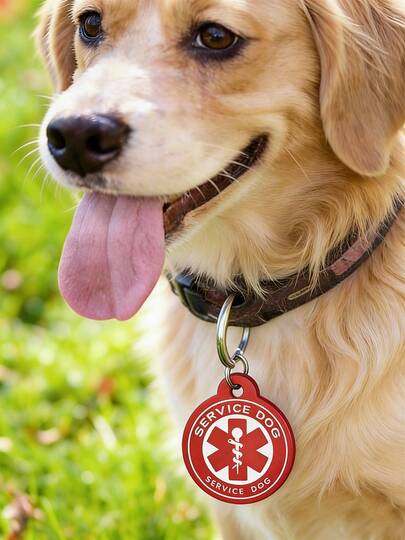 Custom ID Tag - Personalized Name & Phone Number, Medical Symbol Anti-Lost Pet Collar Charm For Service Dogs, Medical Symbol ID Tag - Custom Name & Contact Info Anti-Lost Pet Tag, Identification Charm For Service Animals,DIY Custom ID Tag - Personalized Name & Contact Info Medical Symbol Pet Collar Charm Gift For Owners,Personalized Anti-Lost Tag - Custom Name & Phone Number Medical Symbol Pet Collar Charm,