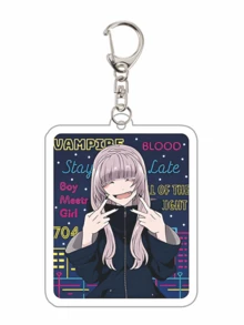 动漫亚克力钥匙扣系列可爱卡通钥匙扣包包，行李箱配件手机挂件汽车装饰品。 - 彩色 - 查看 9