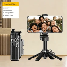 Adjustable Mini Folding Bracket Upgraded Mini Bluetooth Retractable Multifunctional Tripod Selfie Stick With Keychain Women's Day Gift - one-size - View 8