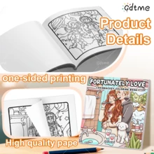 GDTME 1 Love Coloring Book - 24 Pages Of Thickened Pearlescent Paper Suitable For Beginners To Draw, Cute, Comfortable, Bold And Easy To Use, Interesting Patterns, Relaxing, Warm Life, Adult Coloring Book, Relieve Stress. Easter Gifts, Music Festival, Mother Day Gifts, Gifts For Little Girls And Moms, Office Supplies, Back To School Gifts, School Supplies - HY-181 - View 6