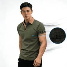 Men's Polo Shirt - Dark Green - View 4