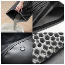1pc Double-Layer Anti-Slip Pet Pad, Waterproof Anti-Leakage Mat - Black - View 8