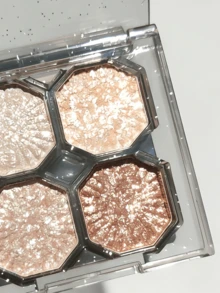 DIKALU Four-Color Eyeshadow Palette, 1 Piece, Long-Lasting Color, Women's Eye Makeup Product - Diamond Crystal Chandelier - View 2