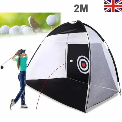 2M Large Golf Practice Net Driving Netting Hitting Nets Chipping Cage Training