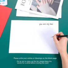 A Birthday Card Featuring KPOP Girl Prints With Heart And Flower Designs, Perfect For Birthday Celebrations And Gifts - Multicolor - View 3