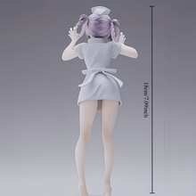 1pc Vampire Nurse Anime Style PVC Desktop Figure - White Collectible Model With Expressive Eyes, Cute Gothic Decor Suitable For Gaming Room And Anime Fans, Animated Statue - Multicolor - View 6