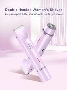 2-In-1 Women's Electric Shaver, Rechargeable Dual Head Electric Shaver For Legs, Arms, Body, Underarms Hair Trimming, Wet & Dry Use, Great Mother's Day Gift For Family And Friends - Multicolor - View 16